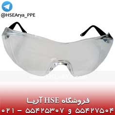 تصویر عینک ایمنی شیشه روشن بغل دار مدل 3M - KX 1000